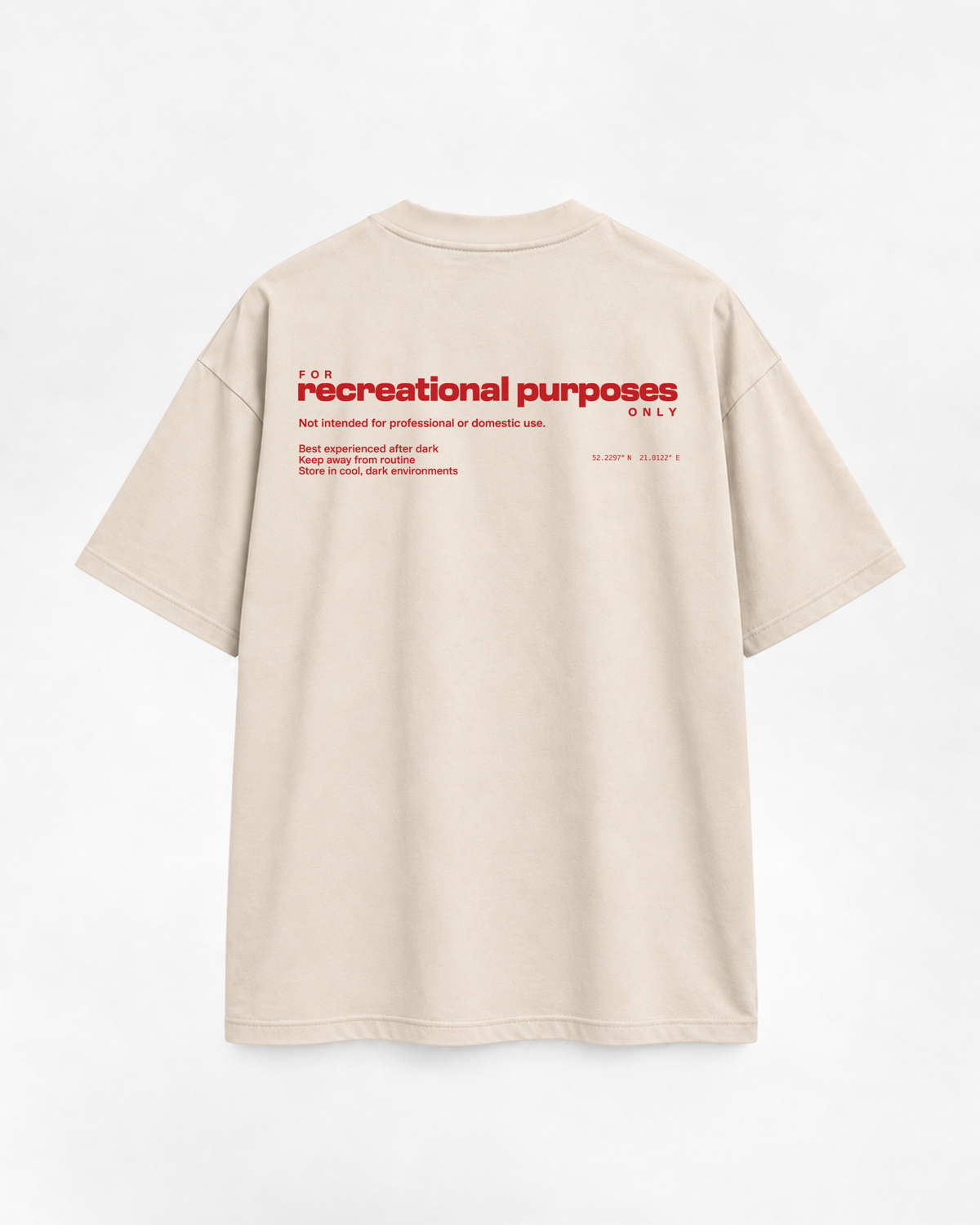 For Recreational Purposes Only Tee / Sand