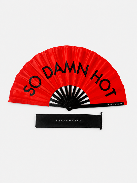 So Damn Hot Large Hand Fan