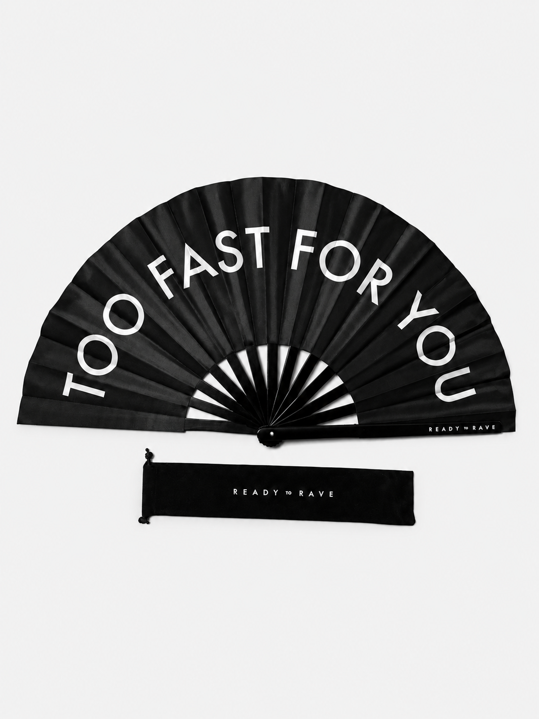 Too Fast for You Large Hand Fan