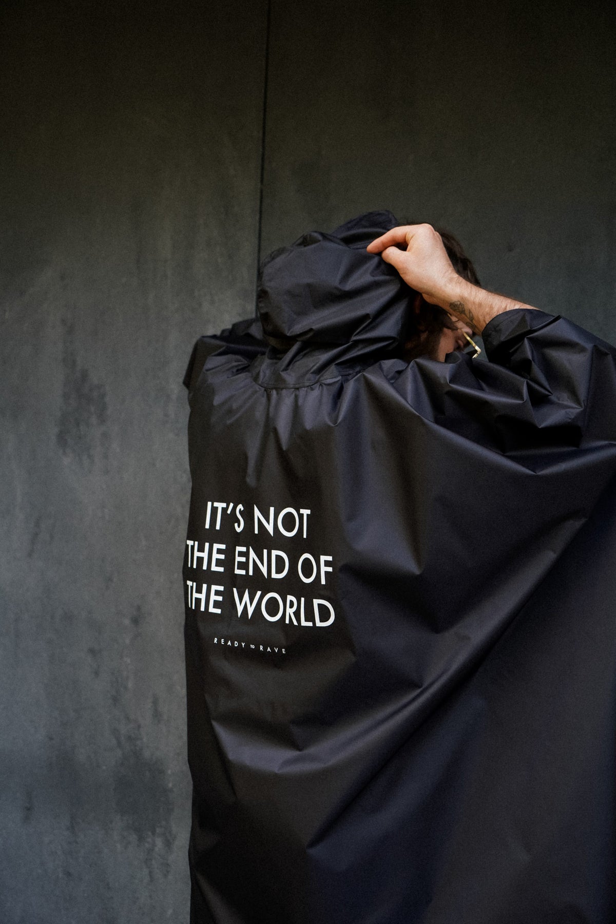 Rain Poncho It's Not The End