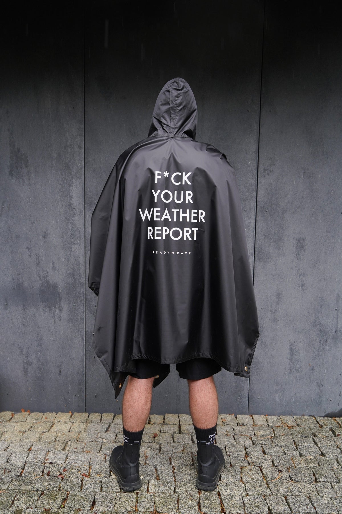 Rain Poncho Fck Your Weather Report