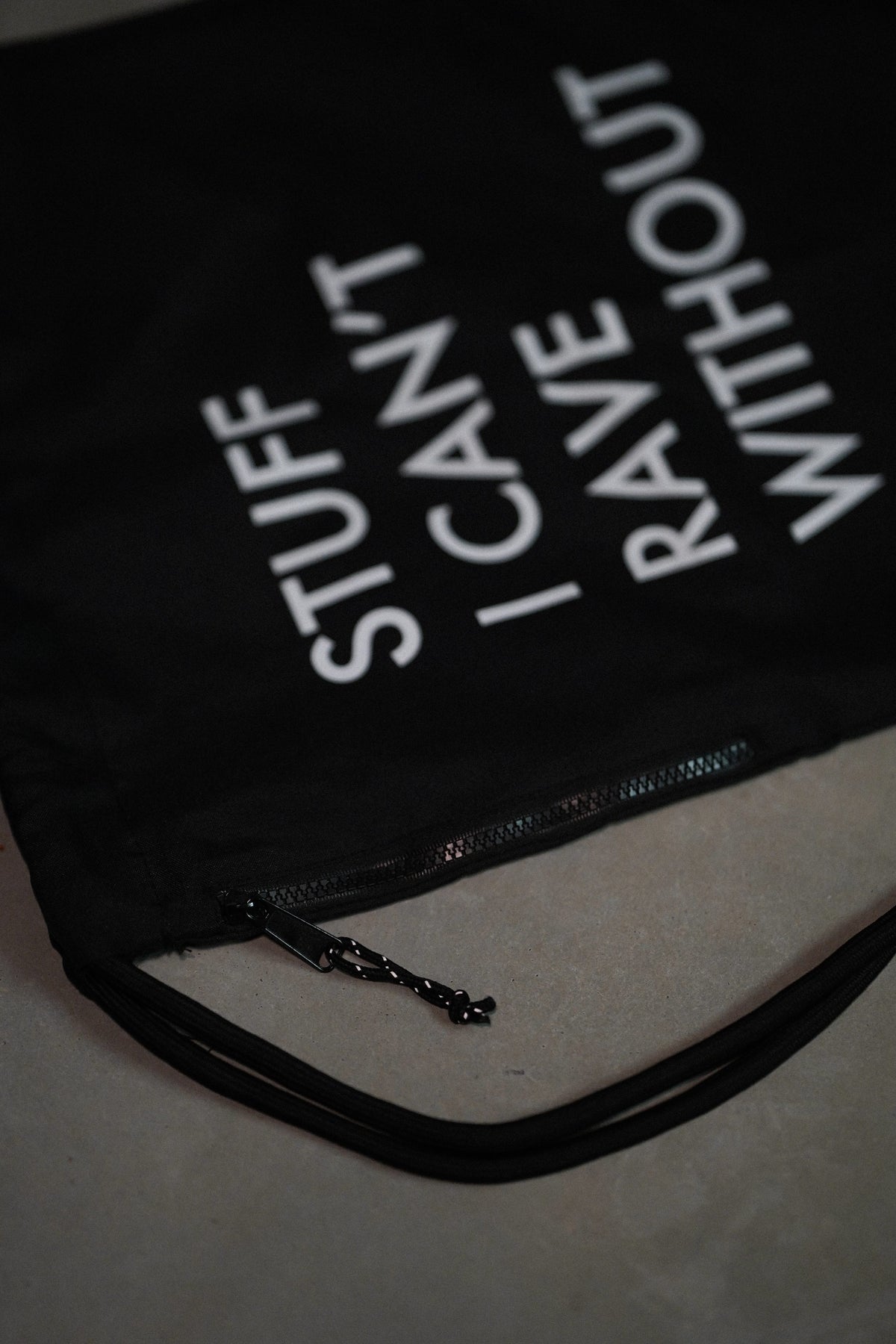 Drawstring Bag Stuff I Can't Rave Without