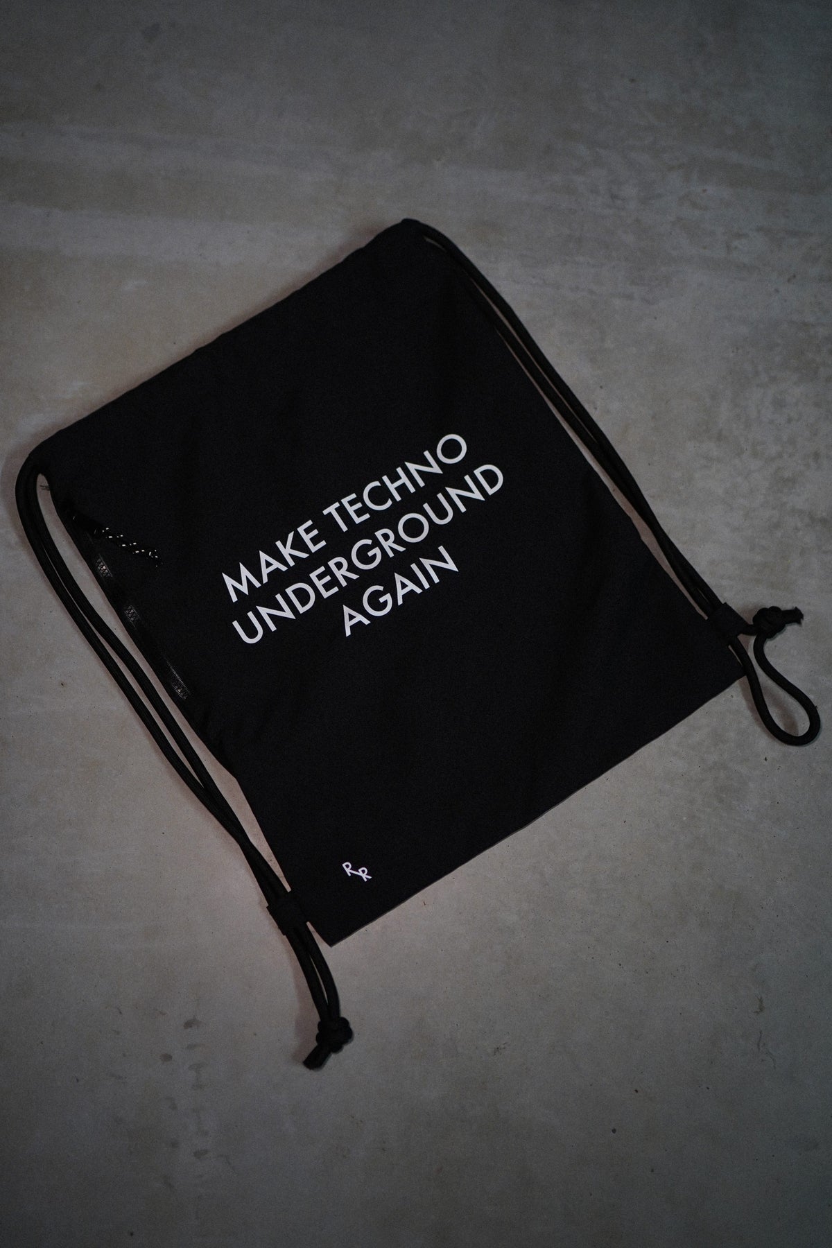 Drawstring Bag Make Techno Underground Again