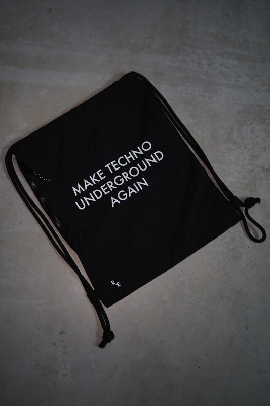 Drawstring Bag Make Techno Underground Again